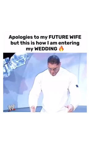 Entertainment & Memes on Instagram: "Apologies to my Future wife 😔 Known as "The Animal," Batista (Dave Bautista) is a legendary figure in WWE history, celebrated for his immense power and commanding presence. He rose to superstardom in the early 2000s as a member of the elite faction Evolution, alongside Triple H, Ric Flair, and Randy Orton. Batista is a six-time world champion, having won the World Heavyweight Championship four times and the WWE Championship twice. Notably, his first reign as