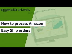 How to process Amazon Easy Ship orders