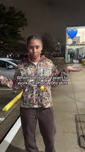 When She Refuses to Workout After a Long Shift