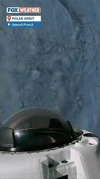 Stunning Video From Polar Orbit SpaceX Fram2 Mission