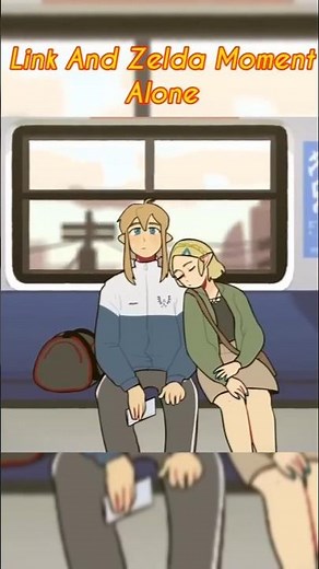Link And Zelda Moment Alone [Animation] #zelda #link