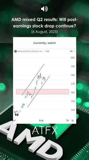 AMD Stock Analysis: AMD mixed Q2 Results, will post-earnings stock drop continue? | ATFX