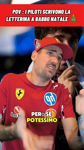 Daniele Sporchia on Instagram: "È tempo di regali di natale, la F1 ci svela il secret Santa, le parodie invece, cosa hanno chiesto i piloti a Babbo Natale nella letterina. Leclerc si accontenterà di una macchina vincente per il 2026? Sainz avrà pensato ad Albon? Mentre Kimi e Hamilton? cosa avranno chiesto di trovare sotto l'albero? #f1 #leclerc #sainz"