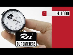 REX H-1000 - Mini-Dial Durometer (product video presentation)