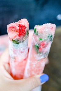 6.6M views · 14 reactions | BOOZY POPSICLES!!! Strawberry Basil...