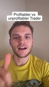 Profitablen vs. Unprofitablen Trader? #trader #trading #daytrading #stockmarkets #tradingmindset