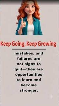 Keep Growing Keep Going ||| Learn English Through Story 🔥 || ✅ #dailyenglish
