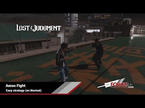 Lost Judgment - Amon fight easy strategy on Normal (A Final Request Reprise side case)