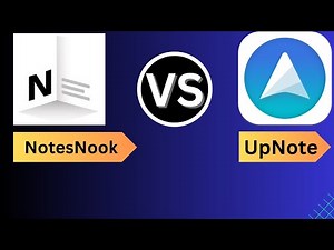 Notesnook versus Upnote
