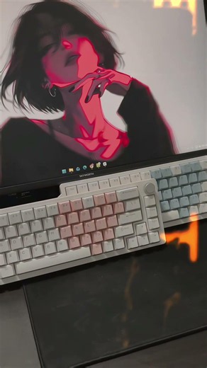 MY NEW KEYBOARD FURYCUBE V68 MMECHANICAL#KEYBOARD #keyboardgaming #gamingsetup #keyboardmurah