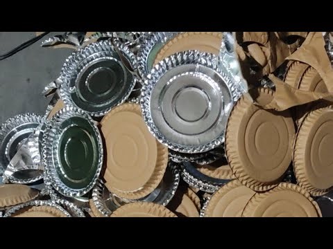 Paper Dona Pattal Machine #dona #pattal #plate #machine