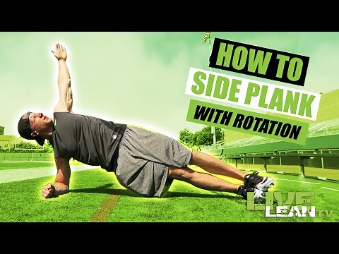 How To Do A FOREARM SIDE PLANK WITH REACH THROUGH | Exercise Demonstration Video and Guide