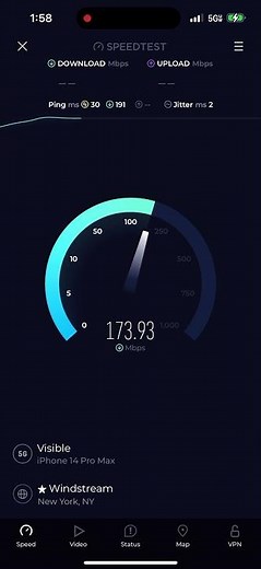 Verizon 5g speed test NYC 2023