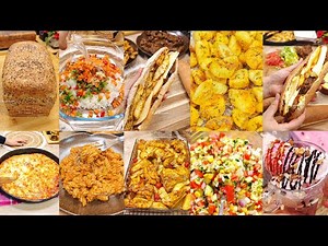 🔥9 أكلات صيفية سهلة وسريعة أفكار غداء وعشاء ساندويتشات للبحر خبز توست صحي 100% سلطات وكلاص منزلي