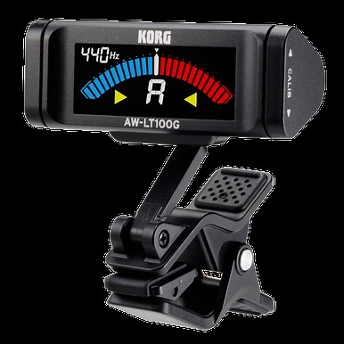 Korg AWLT100G 100-Hour Battery Clip On Tuner - Guitar