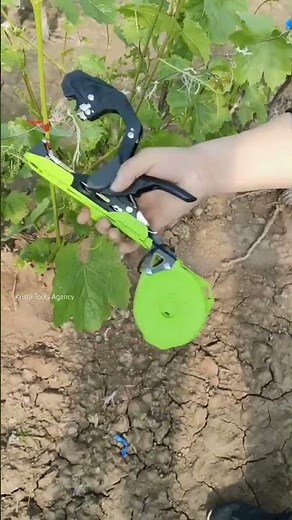 Garden Tape Tool Plant Vegetable Hand Tying Binding Machine || Fruite tapener #shorts