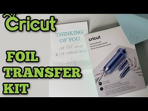 How to use the Foil Transfer kit for Cricut - Foiling with cricut - Foil quill - foil tool
