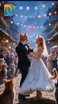 Dancing Cat Wedding Celebration! 😺💍
