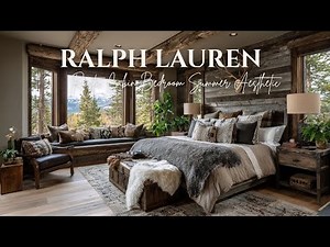 Rustic Cabin Bedroom Ideas Ralph Lauren Home’s Cozy Woods Inspired Summer Aesthetic