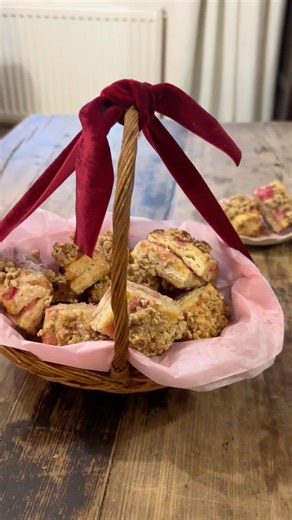 Rhubarb Crumble Scones | Waitrose