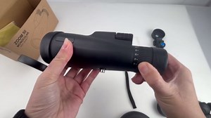 10-30X50 HD Monocular Telescope Professional Larger Vision High Powered Cosmic Scope with Smartphone Adapter Nitrogen-Filled Waterproof Zoom Telescope for Outdoor Wildlife Bird Watching