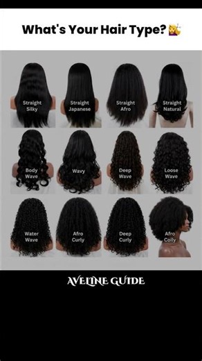 Hair Types Explained: Find Your Perfect Hair Texture & Curl Pattern 💇‍♀️✨#HairTypes #HairTexture