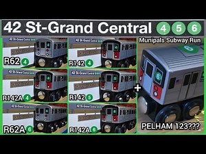 Munipals MTA Grand Central 42nd Street Subway Run - 4, 5, & 6 trains + THE TAKING OF PELHAM 123???