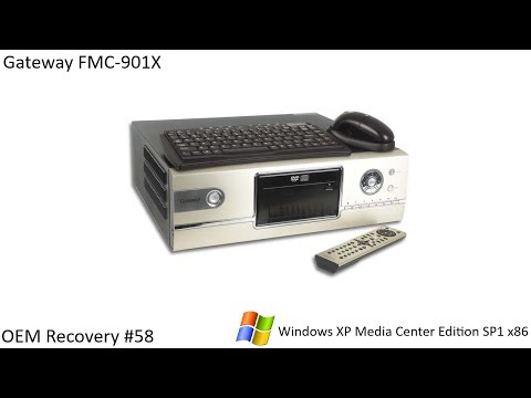 OEM Recovery #58 - Gateway FMC-901X