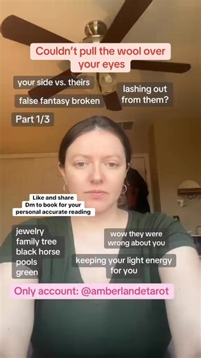 Couldn’t pull the wool over your eyes | Amberlan fan