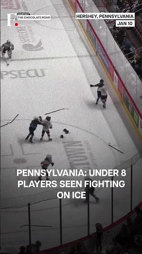 US: Children Brawl On Ice During Youth Hockey Game | Subscribe To Firstpost | N18G