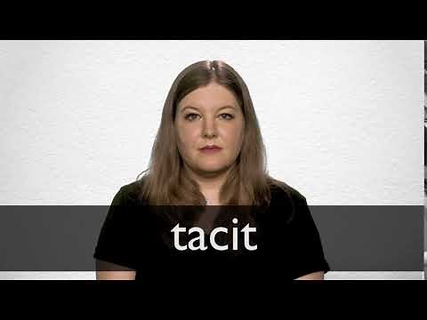 How to pronounce TACIT in British English