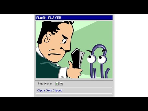 Microsoft Office XP Ad 1/3 — Clippy Gets Clipped