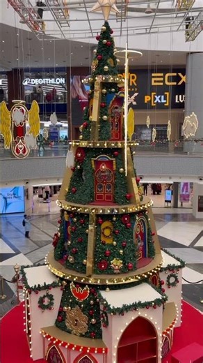 Christmas at Phoenix Marketcity Mall decor Kurla🎅🌟❤️ #christmas #christmascountdown #christmastree
