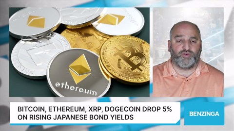 Bitcoin, Ethereum, XRP, Dogecoin Drop 5% On Rising Japanese Bond Yields