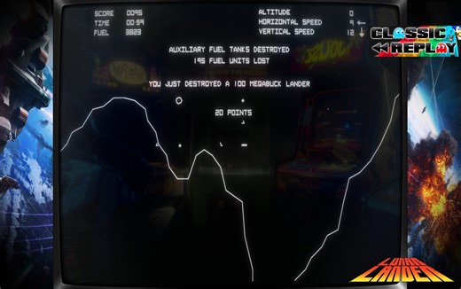 Lunar Lander, released (1979) appears in the book 1001 Video Games You Must Play Before You Die #lunarlander #arcade #gaming #RetroGaming #nostalgia | Classic Replay