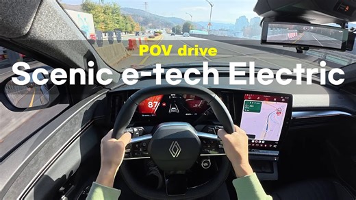 2025 Renault Scenic E tech Electric POV drive