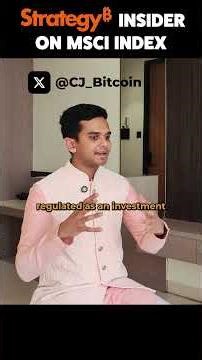 MicroStrategy Doesn't Need MSCI, MSCI Needs MicroStrategy