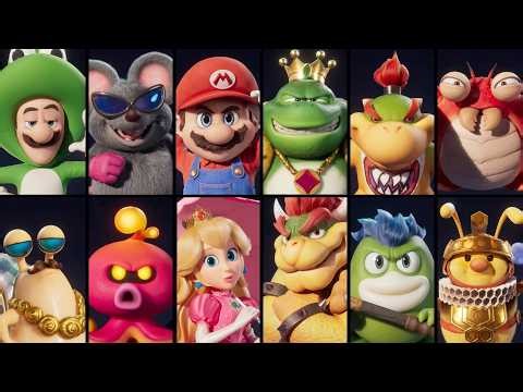 All forty four Characters of The Super Mario Galaxy Movie vs Nintendo Games