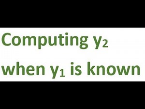 L13: Computing 2nd solution when first solution is known (Differential Equation M.Sc. Mathematics)