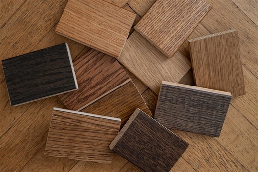 Complete Oak Wood Color Samples Set A–J   0 | Scandinavian Finishes | KOS Design - Etsy