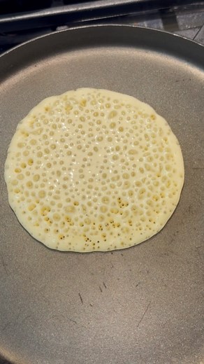 Atayef/Qatayef is traditional during the month of Ramadan. My recipe is full proof you will get those bubbles, If you make this exactly how I make it. Atayef or QATAYEF 2 cups flour 1 cup semolina 2 cup warm milk 1 1/2 cup warm water 2 tablespoon sugar 2 teaspoons baking powder Sweet Cheese or nuts Oil for deep frying preferably Corn oil. Combine the flour, semolina, sugar, milk, water, rose water, and baking powder mix in a blender. Set aside for 20-30 minutes. For the filling, my Ashta on my p