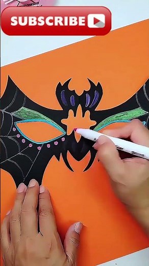 【No-Cost Halloween Mask Tutorial 】 Spooky DIY You Can Make in Minutes! #shorts #diy #halloween2025