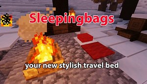 Portable Bedrolls - your stylish Sleeping Bag for travels Minecraft Data Pack