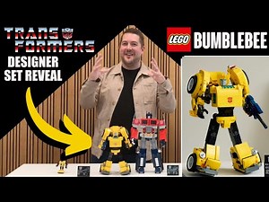 FIRST LOOK: LEGO Transformers BUMBLEBEE REVEAL by Set Designer at LEGO Headquarters
