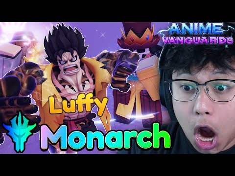 Getting 0.1% Monarch LUFFY Secret Unit - Anime Vanguards
