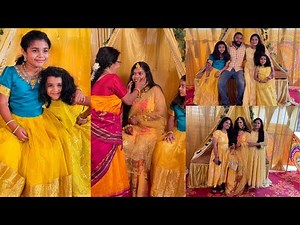 Anusha's Haldi Ceremony - Getting Ready for Mehendi Function