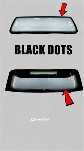 What are Car Windshield Black Dots?