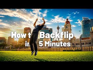 How to Backflip in 5 Minutes - Outdoor