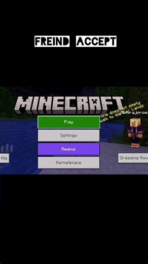 how to freind request accept #minecraft #