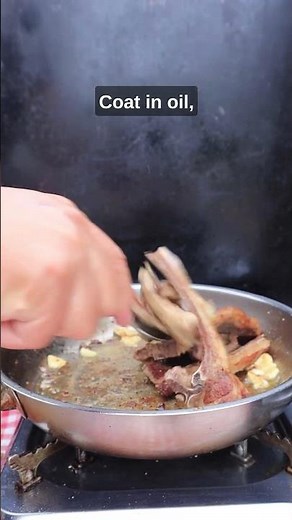 Garlic Lamb Chops from Spain | costillas de cordero al ajillo